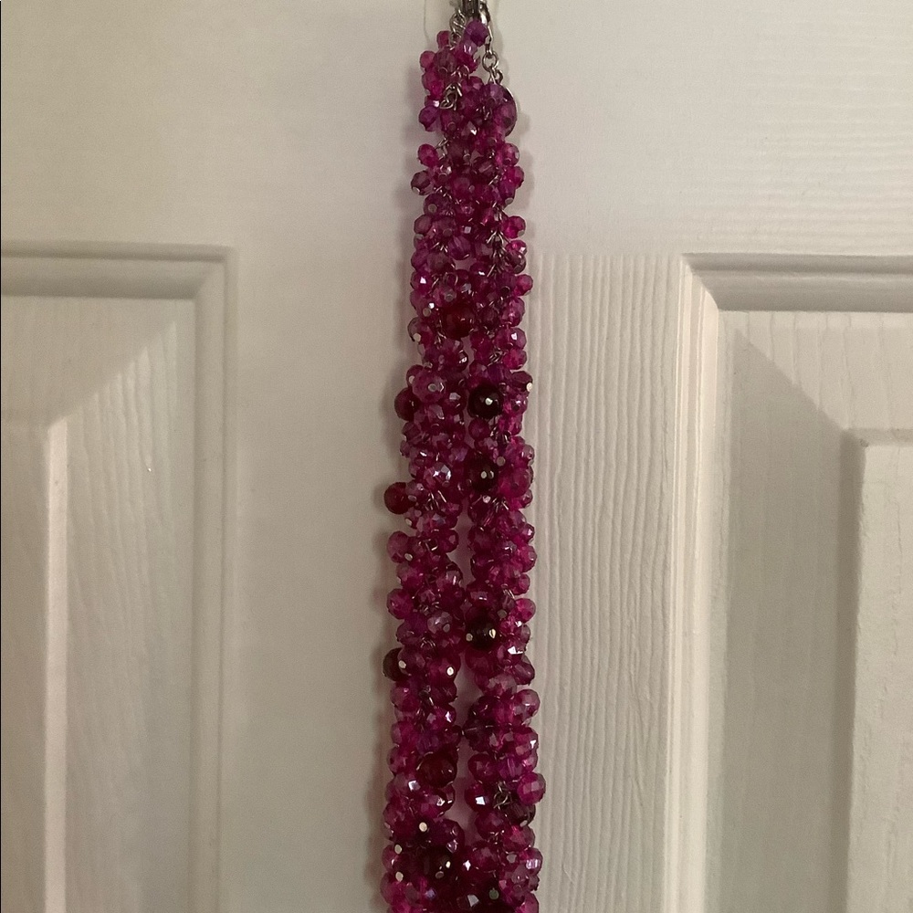 White House Black Market Glass Bead Necklace